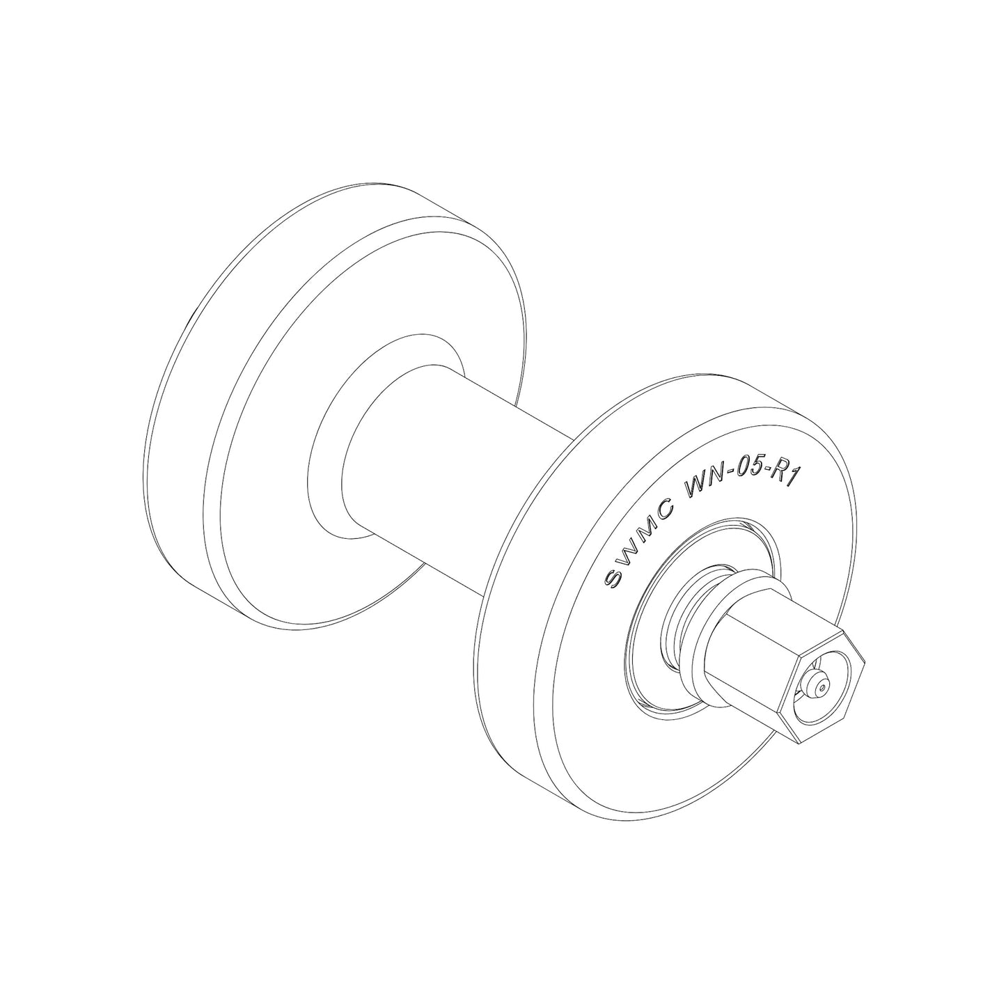 Wacker Neuson / Dingo - Greaseable Idler Roller Assembly